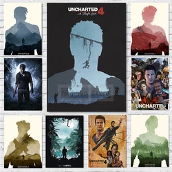 Classic Adventure Game Uncharted Series Poster Mysterious Sea Area Prints Canvas Painting Wall Art Pictures Home Room Game Decor