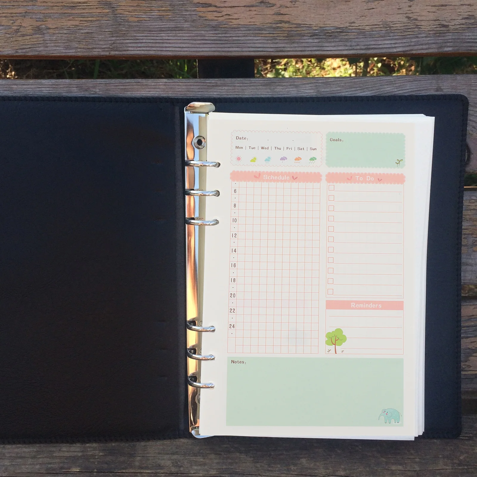 3 قطعة أوراق إعادة تعبئة أوراق فضفاضة سميكة السلس الكتابة لا تنزف الحبر مثالية لمذكرات دفتر مخطط مكتب المدرسة استخدام ستة ثقوب