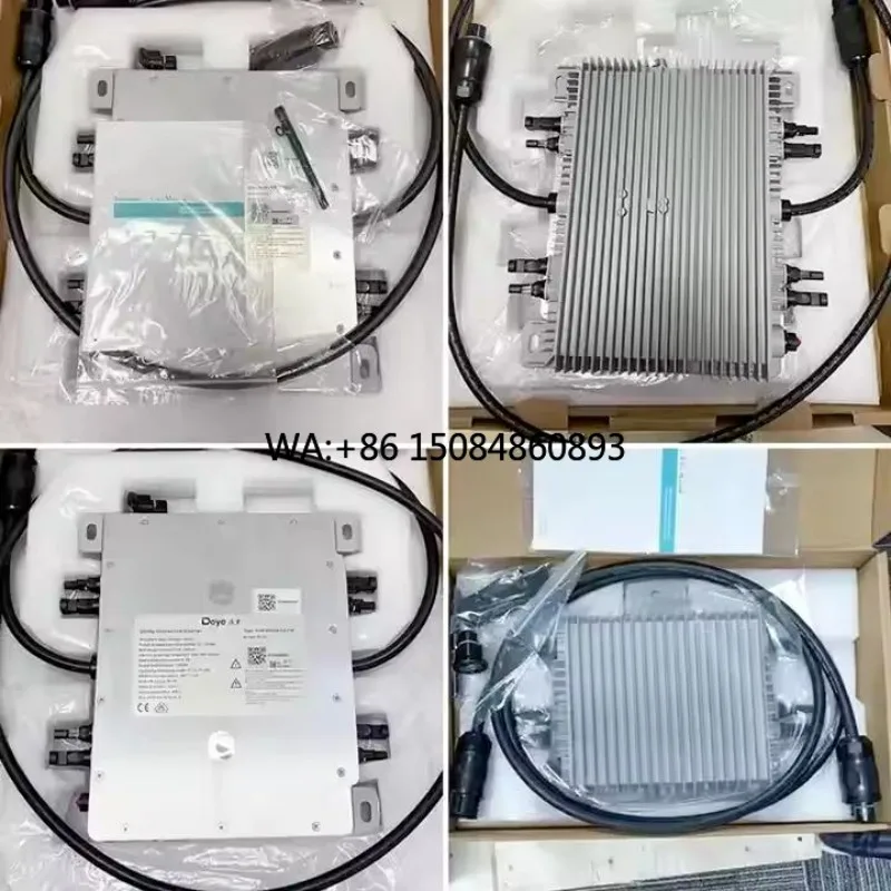 Solar balcony power generation1000W Deye SUN-M100G4-EU-Q0 Micro Inverter 230V Single Phase 2 MPPT Quick-Plug Balcony Use