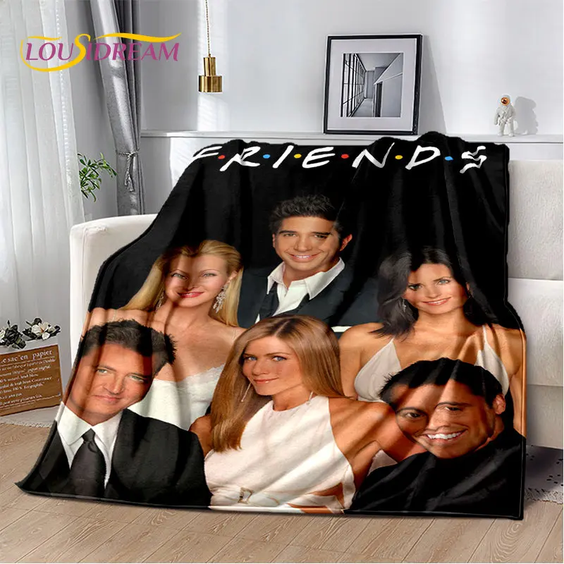 HD Friends TV Show 3D Printing Soft Plush Blanket,Flannel Blanket Throw Blanket for Living Room Bedroom Bed Sofa Picnic Cover