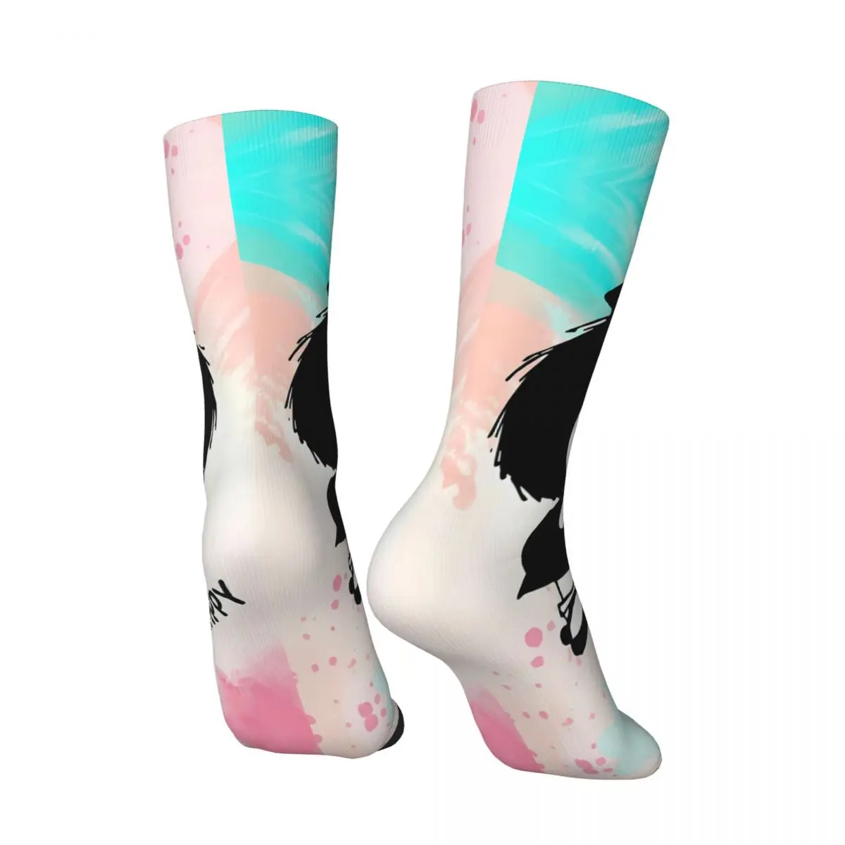 Be Happy Mafalda Kawaii Socks Sports Cartoon Pattern Socks