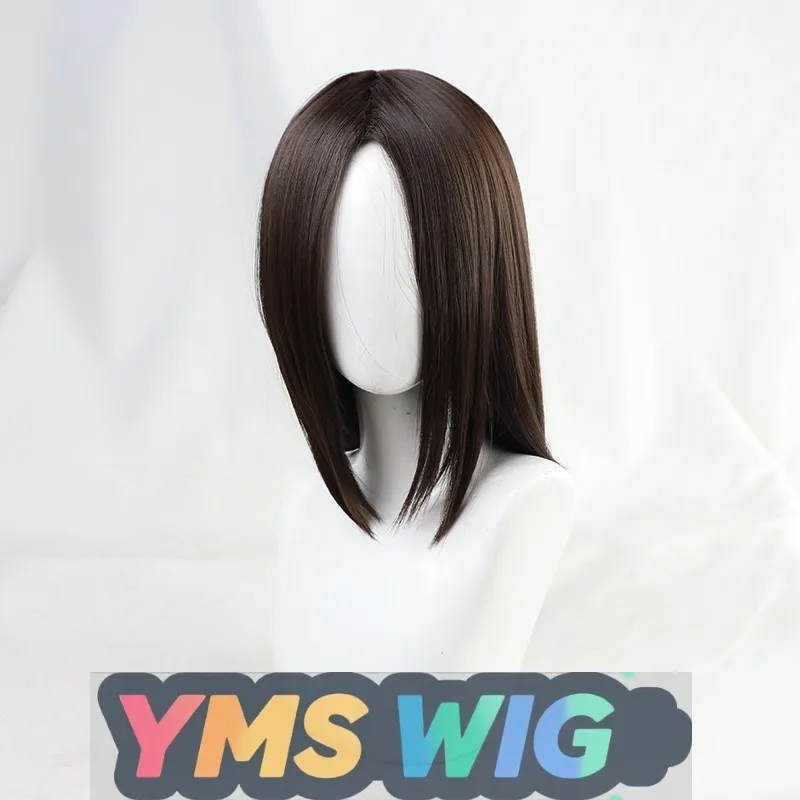 【الرجل الحر】الهجوم على تيتان الموسم النهائي الشخصية الرئيسية إرين شعر مستعار كوسبلاي فضفاض نصف متابعة بني داكن متوفر