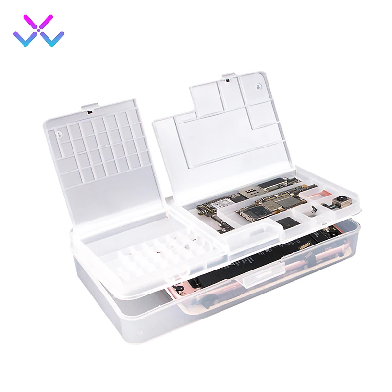 SUNSHINE SS-001A Multi Functional Mobile Phone Repair Storage Box For IC Parts Smartphone Opening Tools Collector