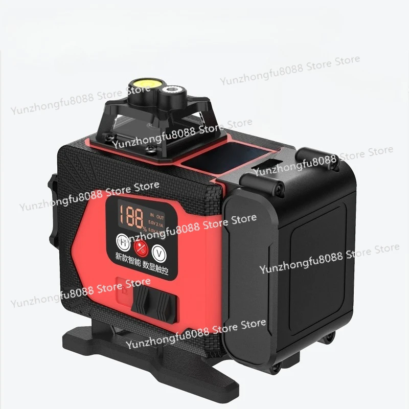 

16-линейный лазерный уровень 4D, зеленая линия со штативом 1 м, самовыравнивающийся, 360 градусов, горизонтальный и вертикальный, с дистанционным управлением, лазерные уровни с зеленым лучом