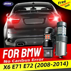 2pcs Red LED Brake Stop Tail Lights Blubs Canbus Error Free For BMW X6 E71 E72 2008 2009 2010 2011 2012 2013 2014 Accessories