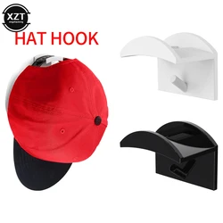 New 4pcs Hat Holder Sticky Wall Mount Hook for Baseball Cap Casual Hat Storage Box No Drilling Paste Portable Door Closet Hanger