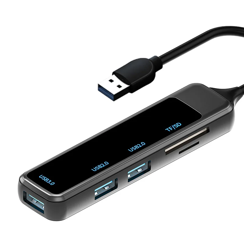 

USB-концентратор 6 в 1, TYPE C, OTG, SD, TF-карта