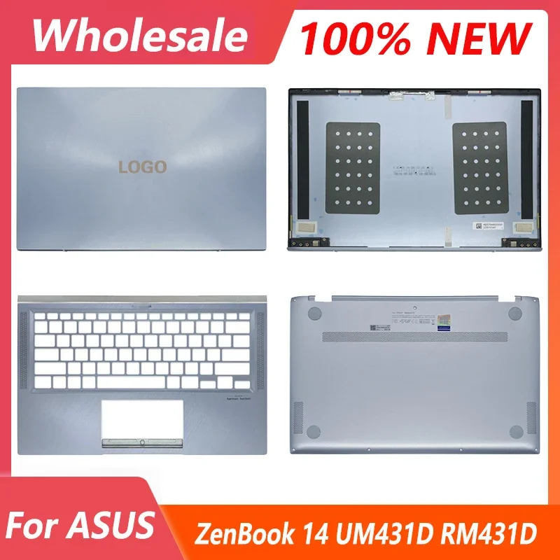 

95% NEW LCD Back Cover/Palmrest/Bottom Case For ASUS ZenBook 14 UM431D RM431D UX431F UM431DA BX431 U4500F Laptop Top Back Case