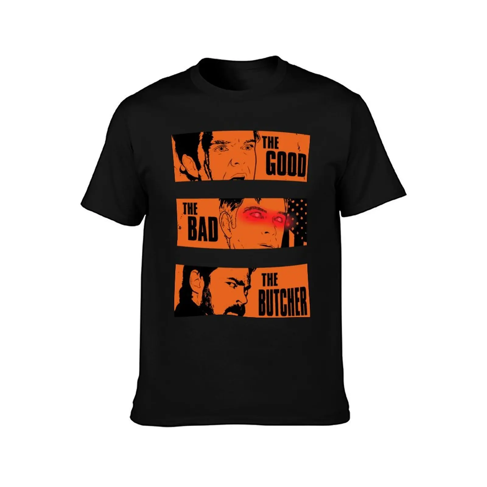 The Boys The Good The Bad Butcher Essential T-Shirt Summer Casual Cotton Tee Oversized Streetwear Tops Unisex Men Women