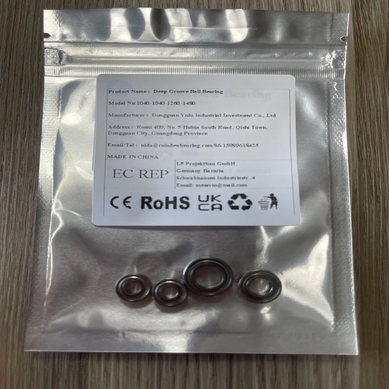 

4PCS/Set 0830-0940-1260-1480 Bearing Kits For Strong 120 102 105L 106 103L 107
