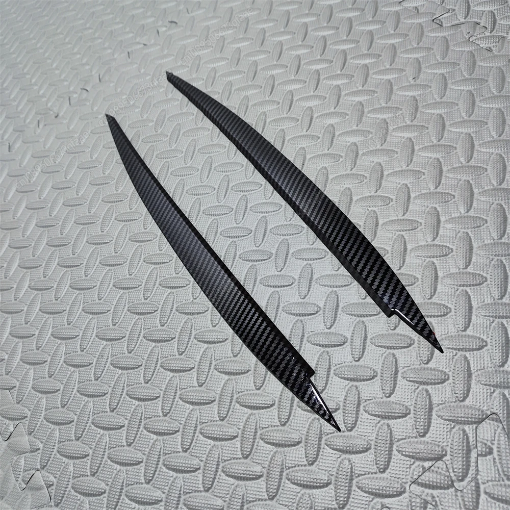 ل VW Golf 7 7.5 MK7 MK7.5 GTI R GTE GTD 2013-2020 ABS السيارات العلوي مصباح الكسوة الحاجب غطاء المصباح بوديكيت زخرفة الكسوة