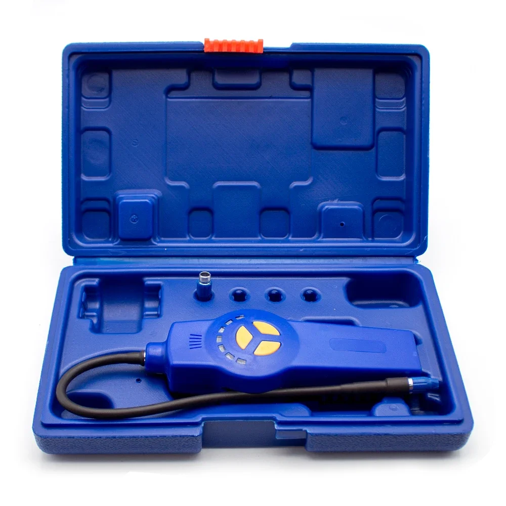 DSA-200 كاشف غاز الهالوجين إنذار الفريون CFC HFC HCFC المبردات تسرب الهالوجين رصد محلل تستر متر R134A HVAC #2