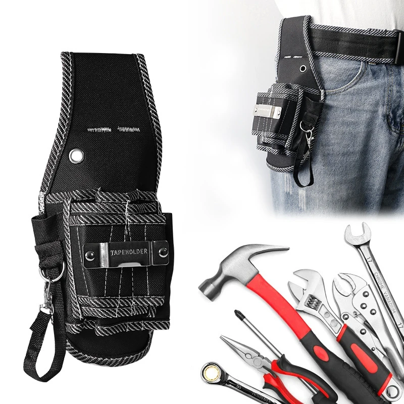 NEW Simple Waist-Hung Tool Bag Drill Storage Holster Multifunctional Portable Hardware Pocket Waist Pack for Electrician Repair