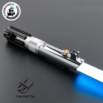TXQSABER-LEDストリップブレード付きアナキンライトセーバー,スカイウォーカーのコスプレおもちゃ,金属製のハンドル付きの滑らかなスイング,プロのピクセルサウンドボード,snv4
