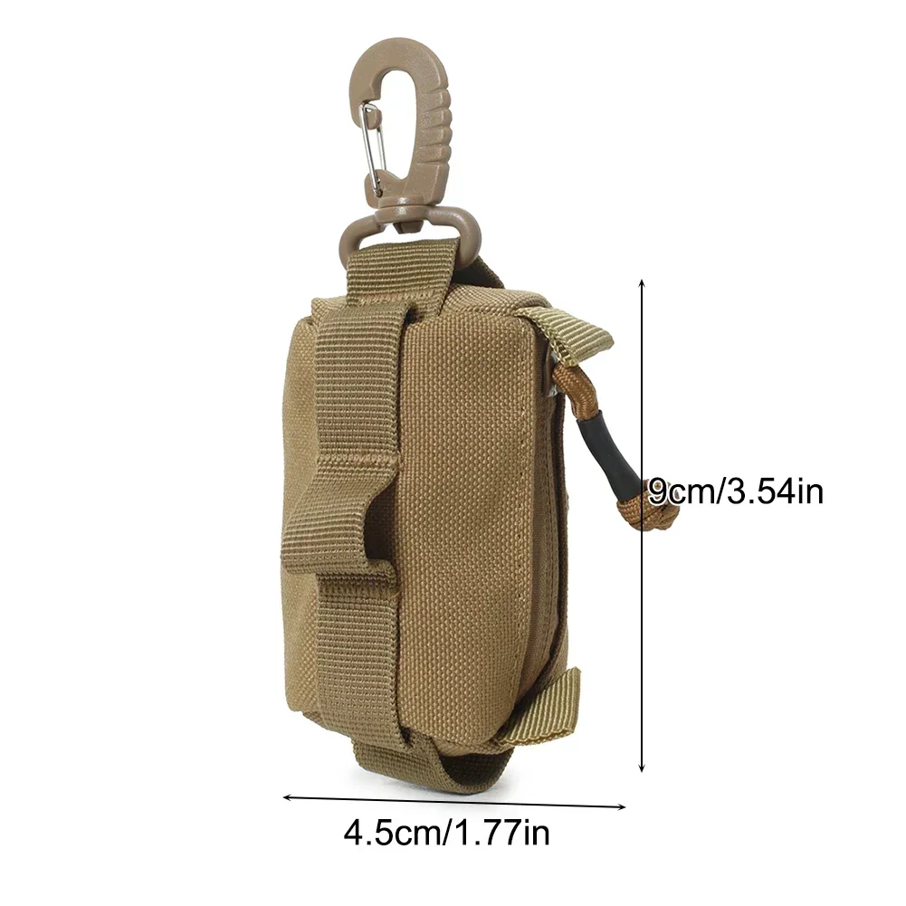 

Tactical EDC Pouch Zipper Key Card Holder Pouch Coin Purses Wallet Small Bag Organizer for Men and Women Outdoor Hiking