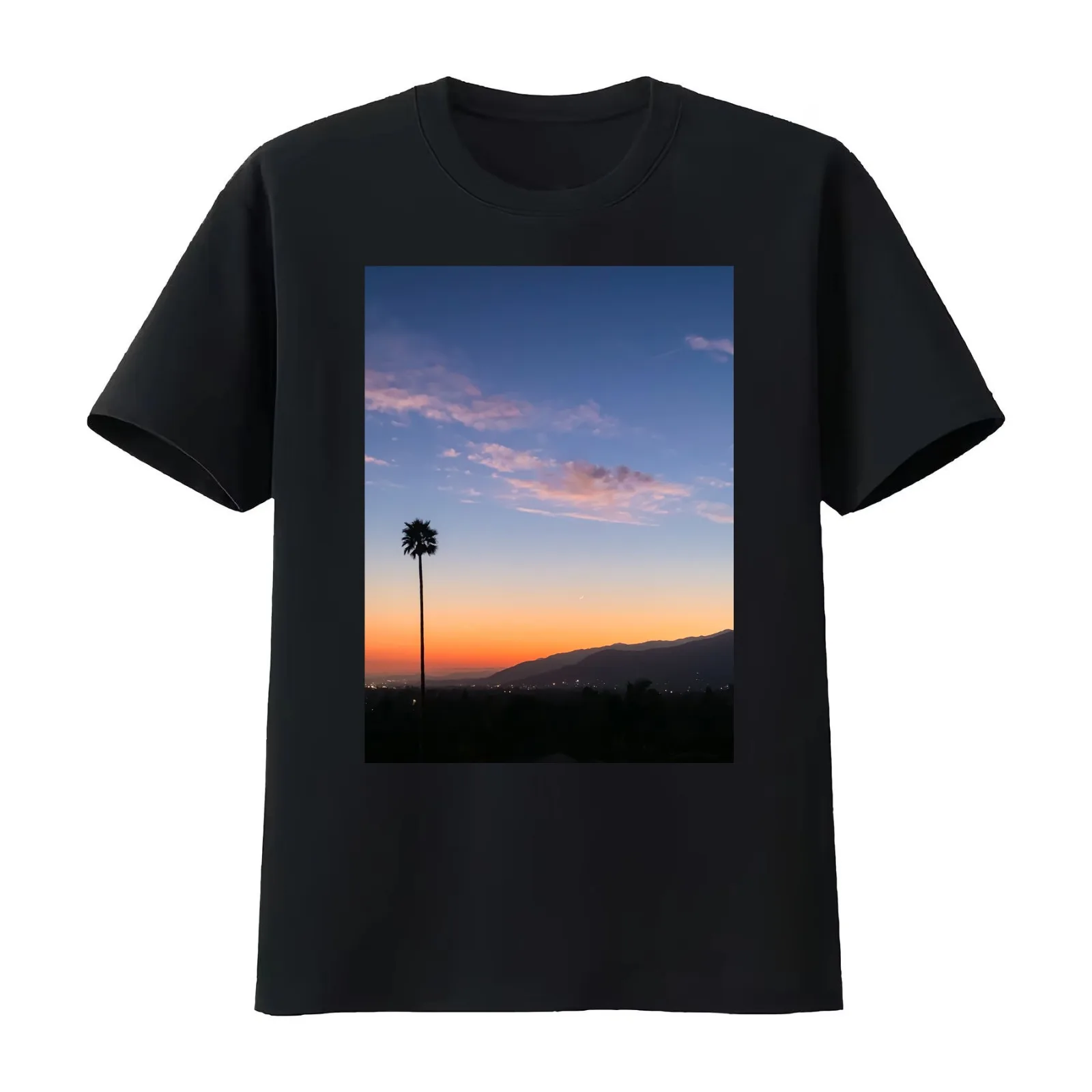 It's Another Day of Sun(set) T-Shirt Summer Casual Cotton Tee Oversized Streetwear Tops Vintage Graphic Print 100% Cotton