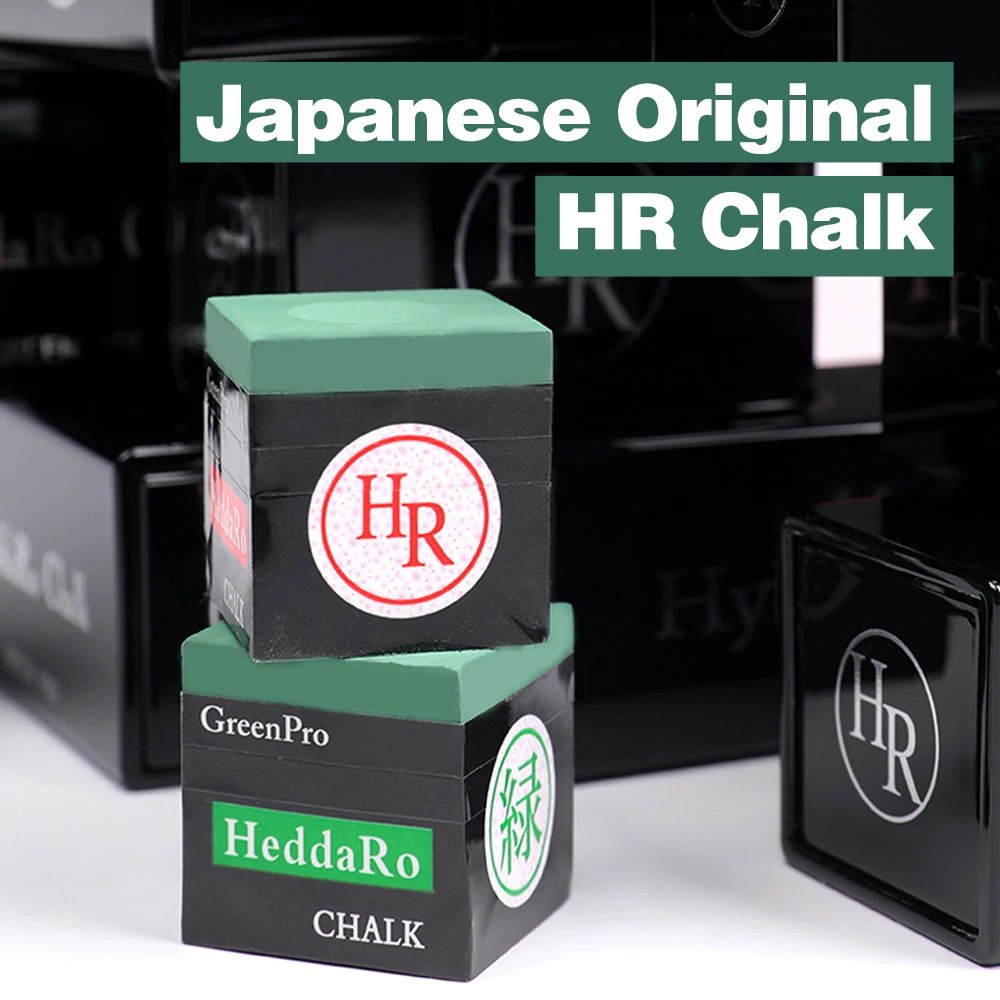 

HR Chalks Pyro Chalk HeddaRo Chalk Neutral Blue Billiard Pool Green Snooker Cue Durable Billiard Accessories Made In Japan