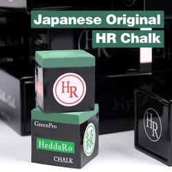 HR Chalks Pyro Chalk HeddaRo tiza azul neutro billar verde taco de billar accesorios de billar duraderos hechos en Japón