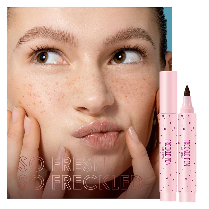 1pc braun lebensechte Sommersprossen Stift Concealer Punkt Punkt Stift wasserdicht langlebig einfach und bequem Gesicht Concealer Make-up Kosmetik