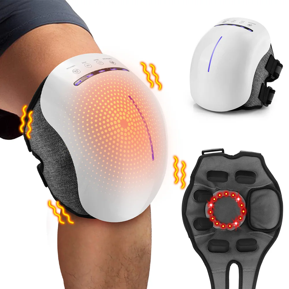 

Electric Laser Infrared Heating Knee Massager Vibration Heated Red Light Therapy Elbow Knee Massager For Swelling Stiff Joints
