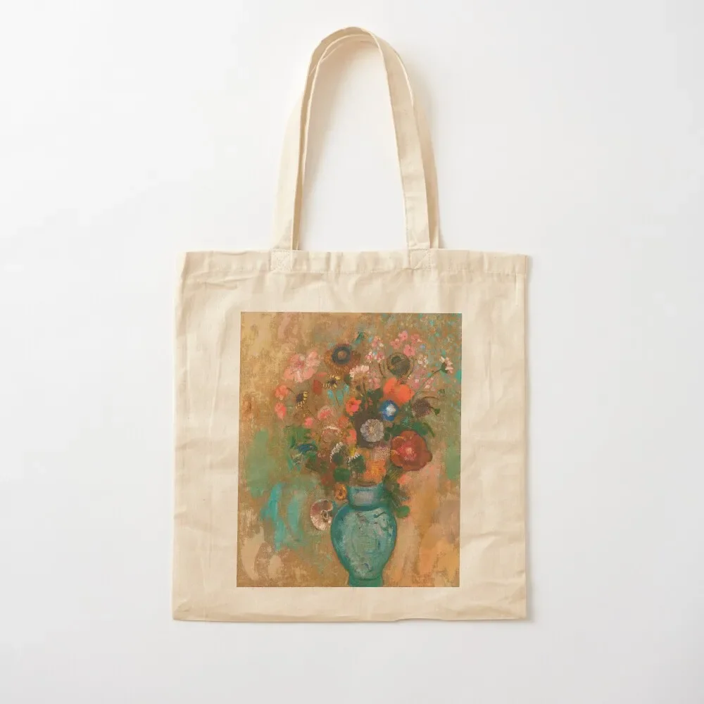 

Vintage Odilon Redon Flowers in Blue Vase c1903 Tote Bag Custom bag Beach bag