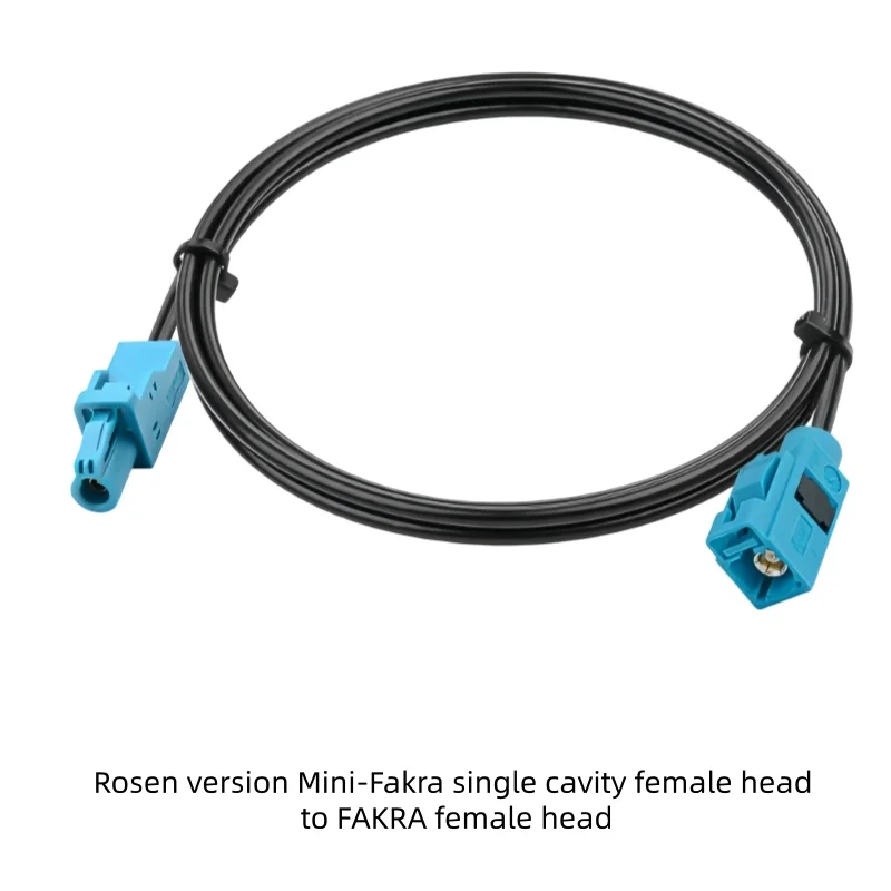 Rosen Version Mini Fakra Mini Single-Cavity Female Connector to FAKRA Male/Female Connector for 1.5DS-QEHB RF Cable