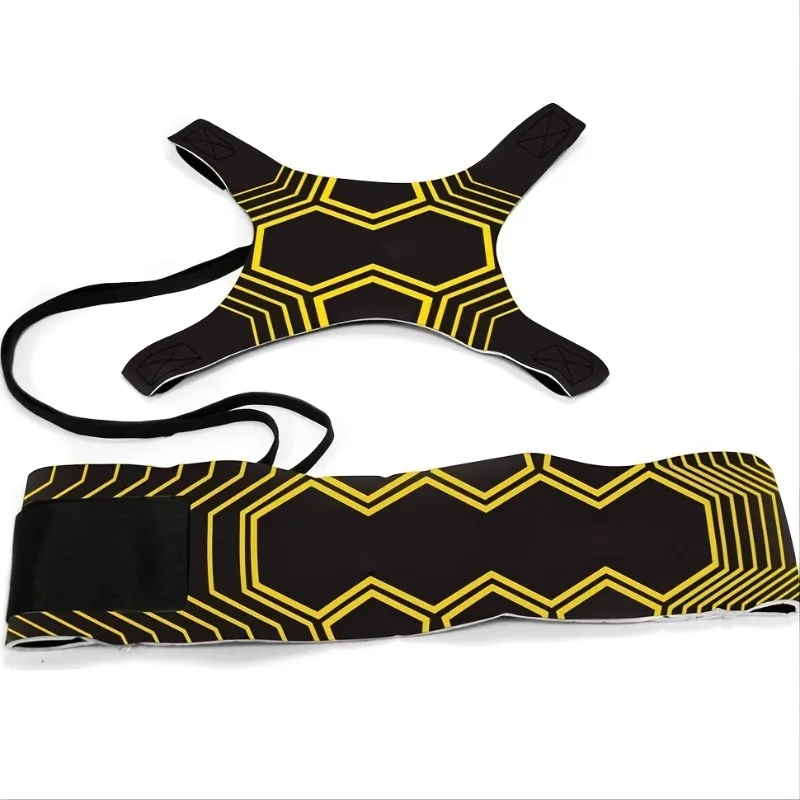 Soccer Trainer, Soccer/Volleyball/Rugby Training Equipment Aid, Football Kick Throw Solo Practice Training Aid Control Skills