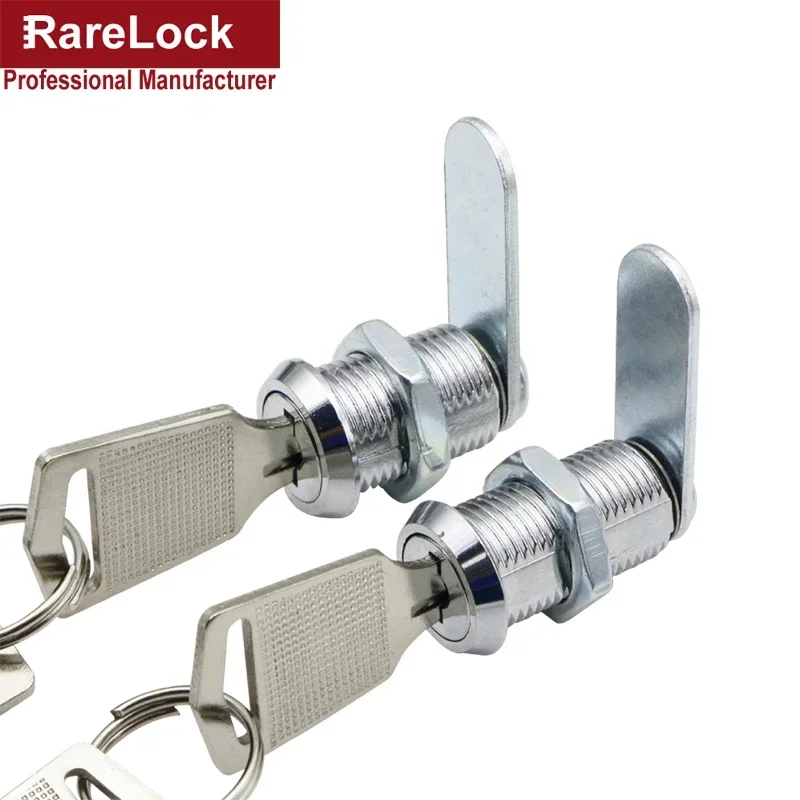Mini Cam Lock with 2 Keys Diameter 12mm Zinc Alloy Easy Installed for Cabinet Drawer Furniture Hardware Rarelock G1