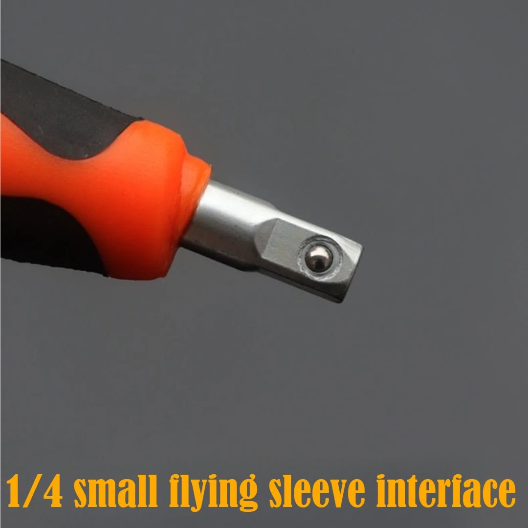 Screwdriver Set with T-shape Cross and Straight Slot Hexagon and Plum-shaped Heads Plus Socket Set for DIY Lovers Maintenance