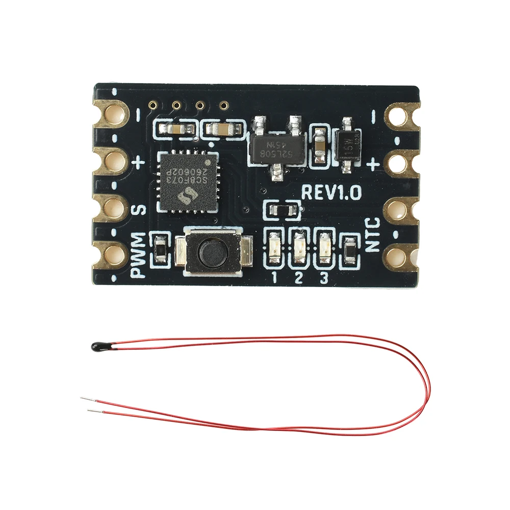 DC 5-15V PWM Speed Controller Fan Speed Governor Quiet 4 Wire Computer Temperature control Switch for PC CPU Cooler Fan Alarm
