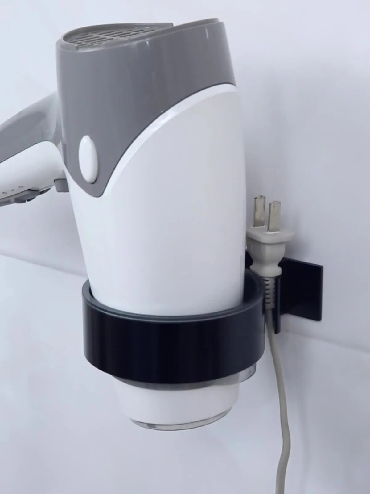 Föhn Rack Perforatie-Gratis Ruimte Aluminium Muur Opknoping Rack Badkamer Föhn Opbergrek Beugel