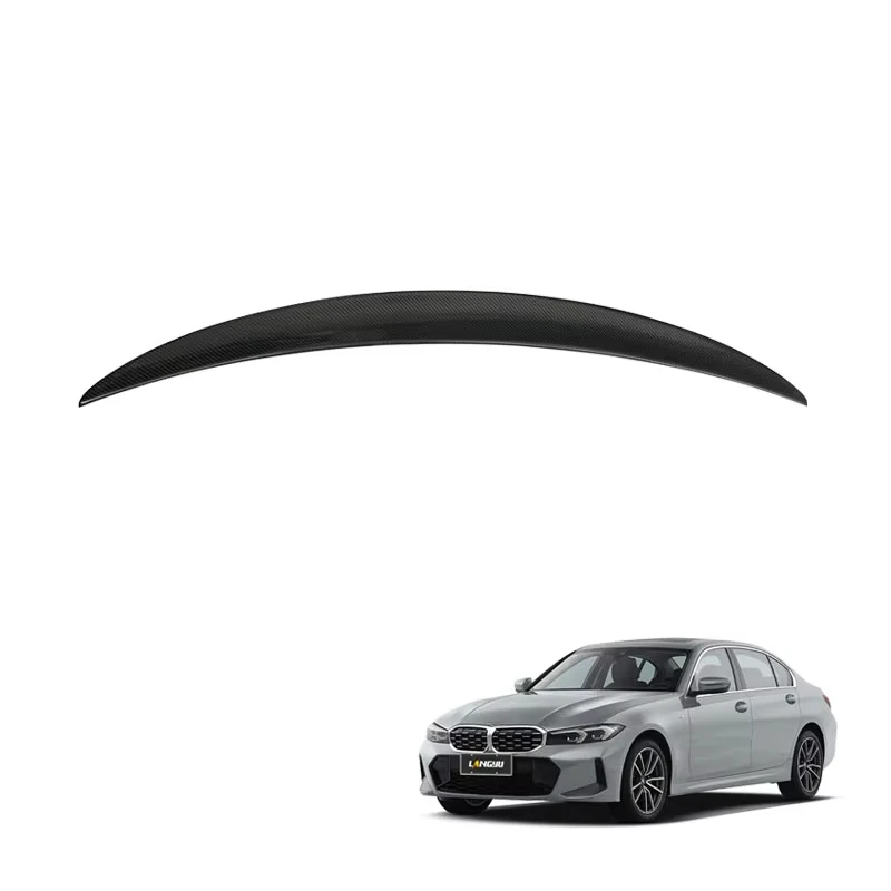 

Langyu 2019+ Car Parts Trunk Rear Spoiler Carbon Fiber Tail Spoiler for BMW 3 Series G20 G28 Upgrade P Style Rear Spoiler