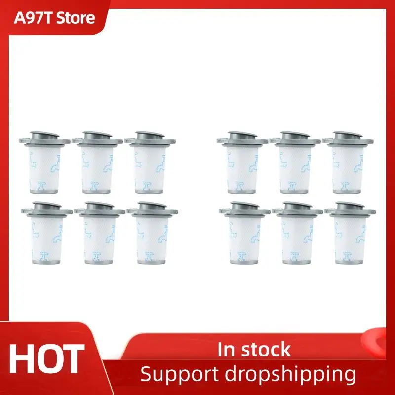 

A97T 12Pcs For Rowenta ZR009006 Filter For X-Force Flex 8.60 Cordless Vacuum Cleaner Cleaning Accessories Washable Filter