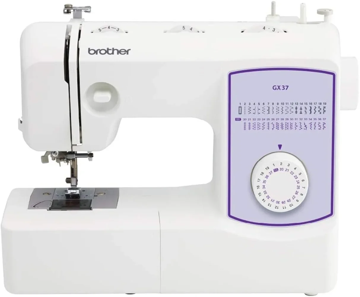 

Sewing Machine, GX37, 37 Built-in Stitches, 6 Included Sewing Feet