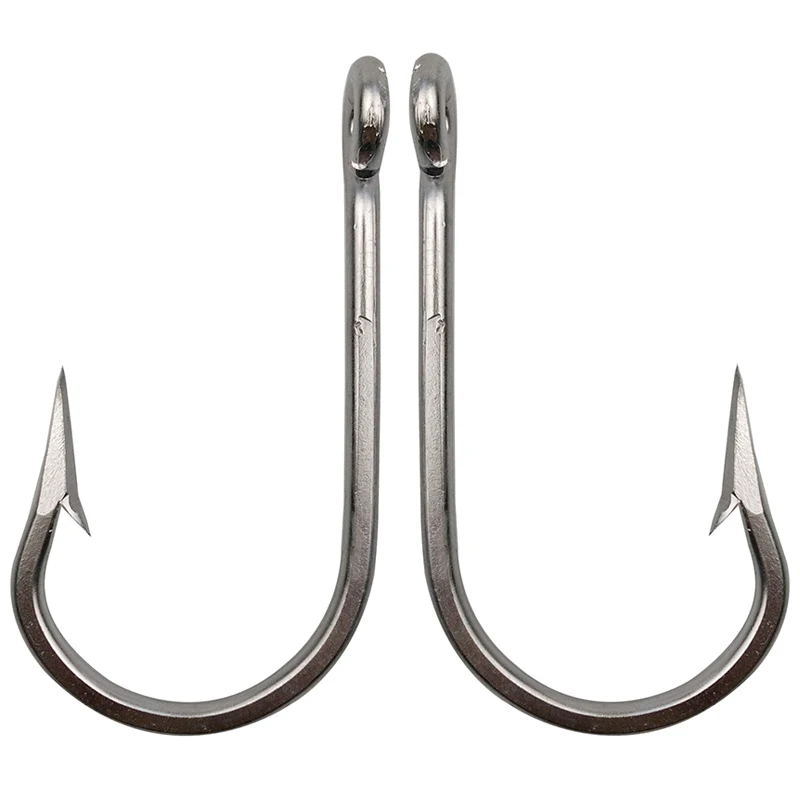 10pcs 7732 Stainless Steel Fishing Hooks Sharp Big Thick Tuna Bait Fishing Hook Size 5/0 6/0 7/0 8/0 9/0 10/0 11/0 12/0