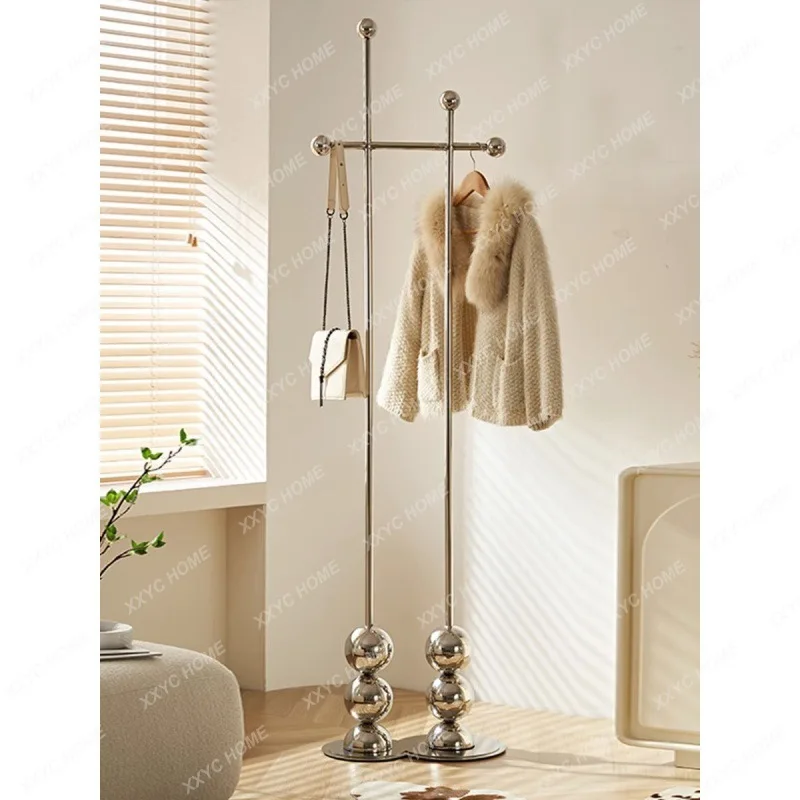 Floor Hanger Good-looking Stainless Steel Coat Rack Clothes Rack