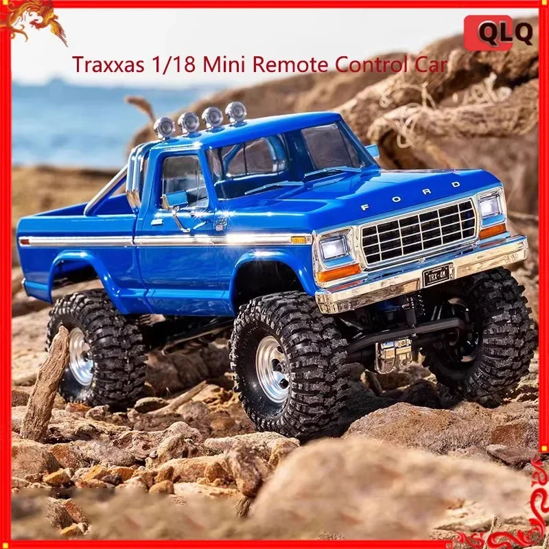 

Traxxas 97044-1 Elevated Crossing 1/18 Mini Trx4m Ford F150 Remote Control Climbing Off Road Vehicle Toy Children's Gift