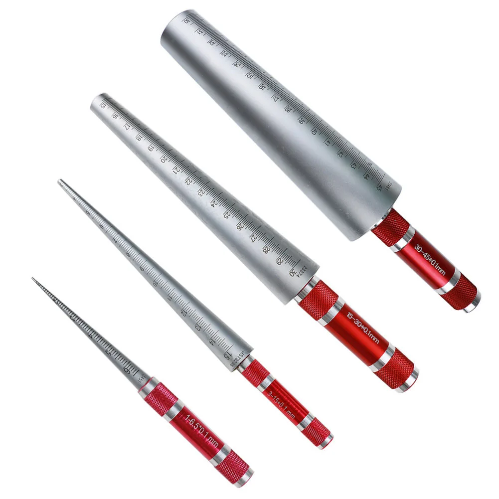 

1pc Tapered Cylindrical Gauge 1-6.5 Mm 3-15 Mm 15-30 Mm Conical Feeler Gauge Taper Cone Cylinder Gauge For Measuring Hole Size