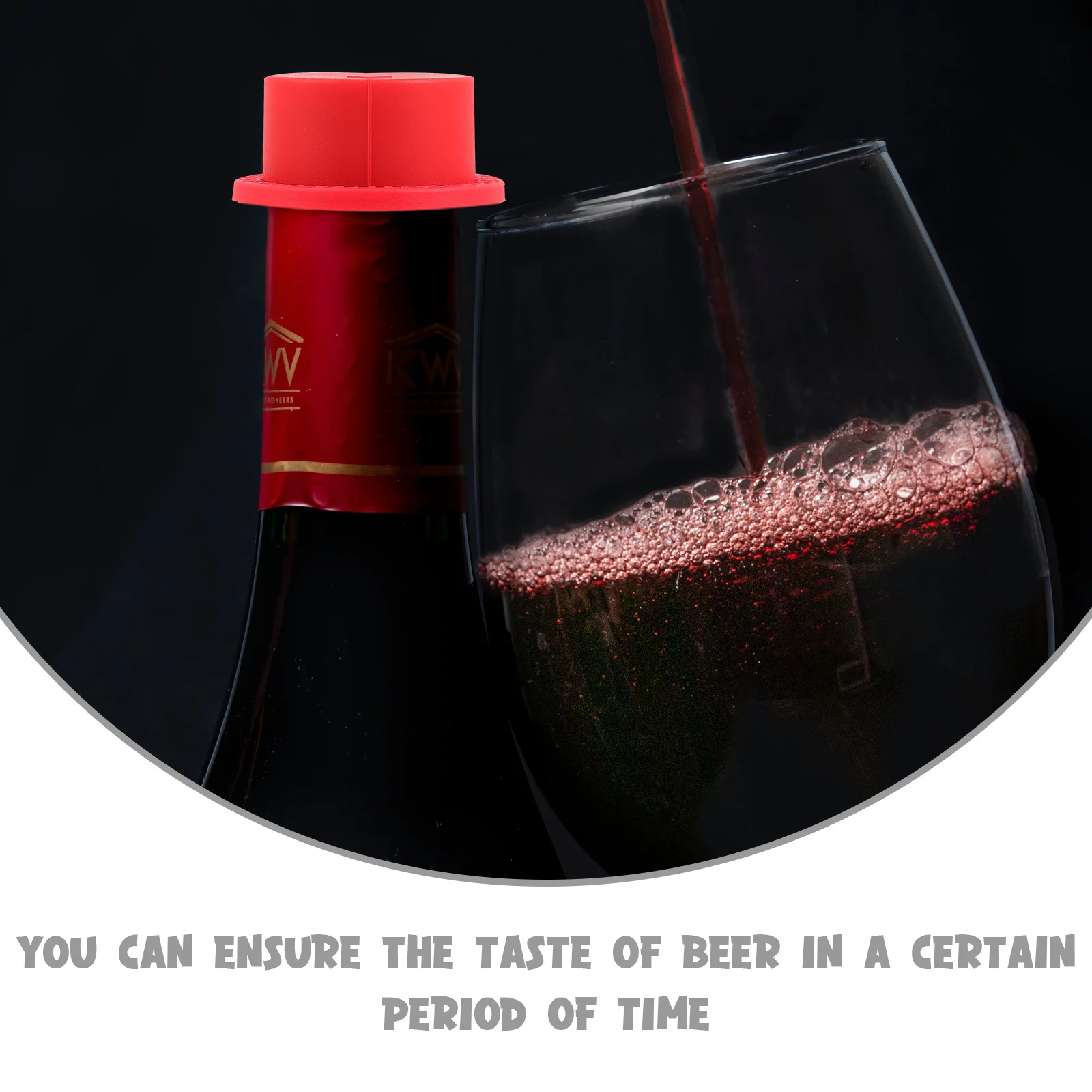 

Airtight Soda Cap Round Beverage Bottle Stopper Reusable Carbonated Drink Sealer For Beer Cava Wine