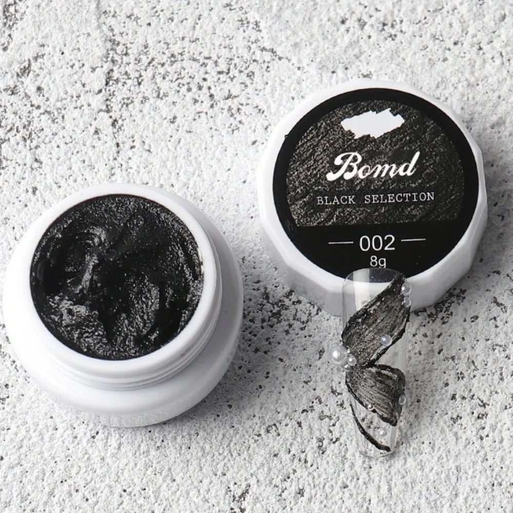 DIY ดอกไม้ภาพวาด 3D การสร้างแบบจําลองเจลไม่จําเป็นต้อง Top Coat Solid 5D ประติมากรรมยิปซั่มเจล Creative Clay กาว DIY เล็บ