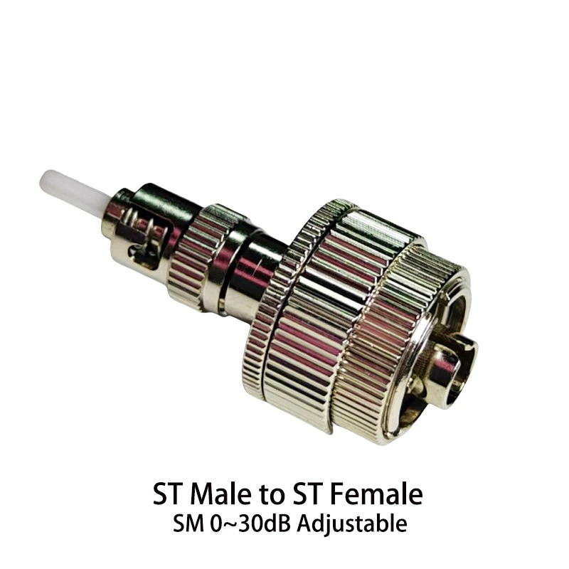 Attenuatore ottico meccanico variabile, 1-30 dB regolabile, 1310/1550 nm con adattatore flangiato FC/SC/LC/ST/SMAConnector Miglior prezzo