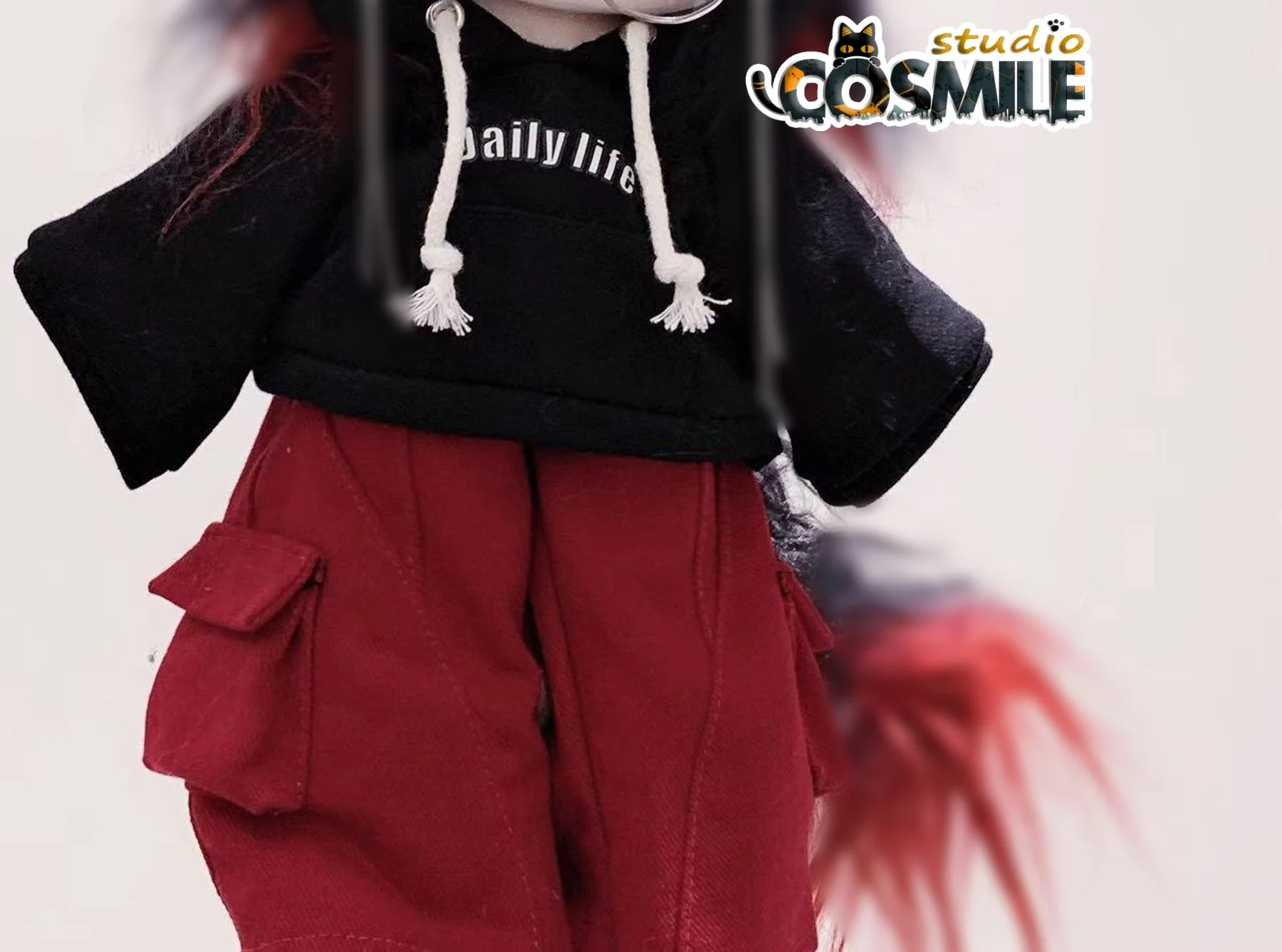 Kpop Star Idol Casual Pants Hoodies Handsome Cool Guy Fashion Stuffed Plush 30cm Doll's Clothes Clothing Doll Accessories DJ