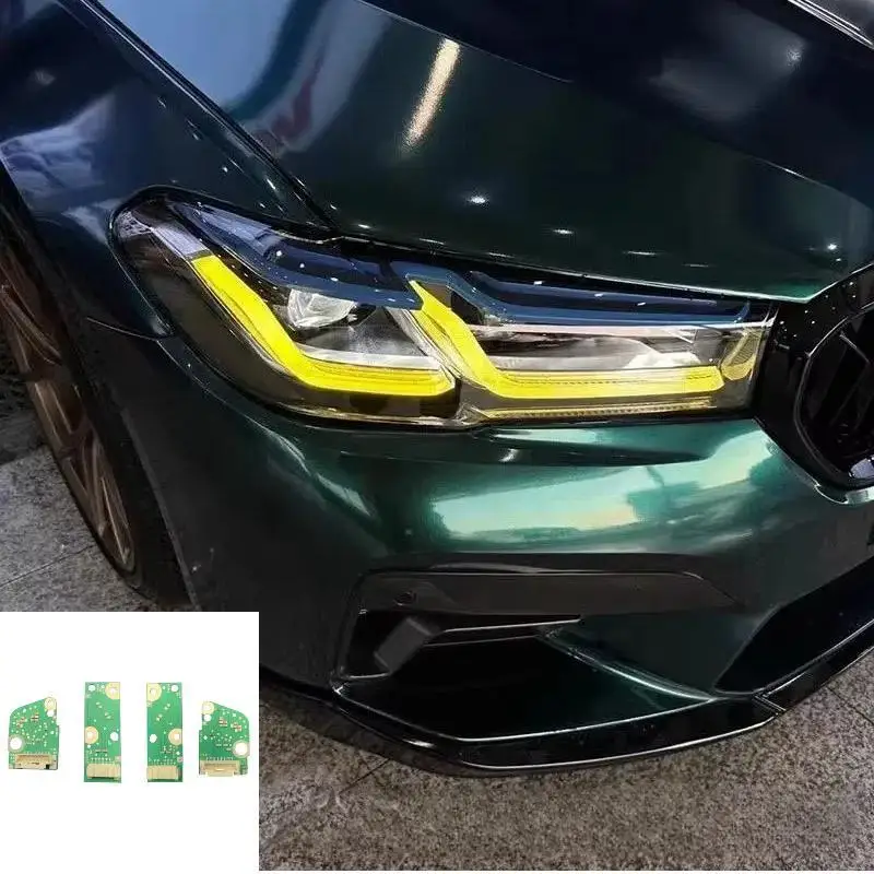

Yellow Angel Eye Headlight DRL Module Chip Board PCB 23508301 23508302 OEM For BMW G30 G38 LCI 2020 2021 2022 2023