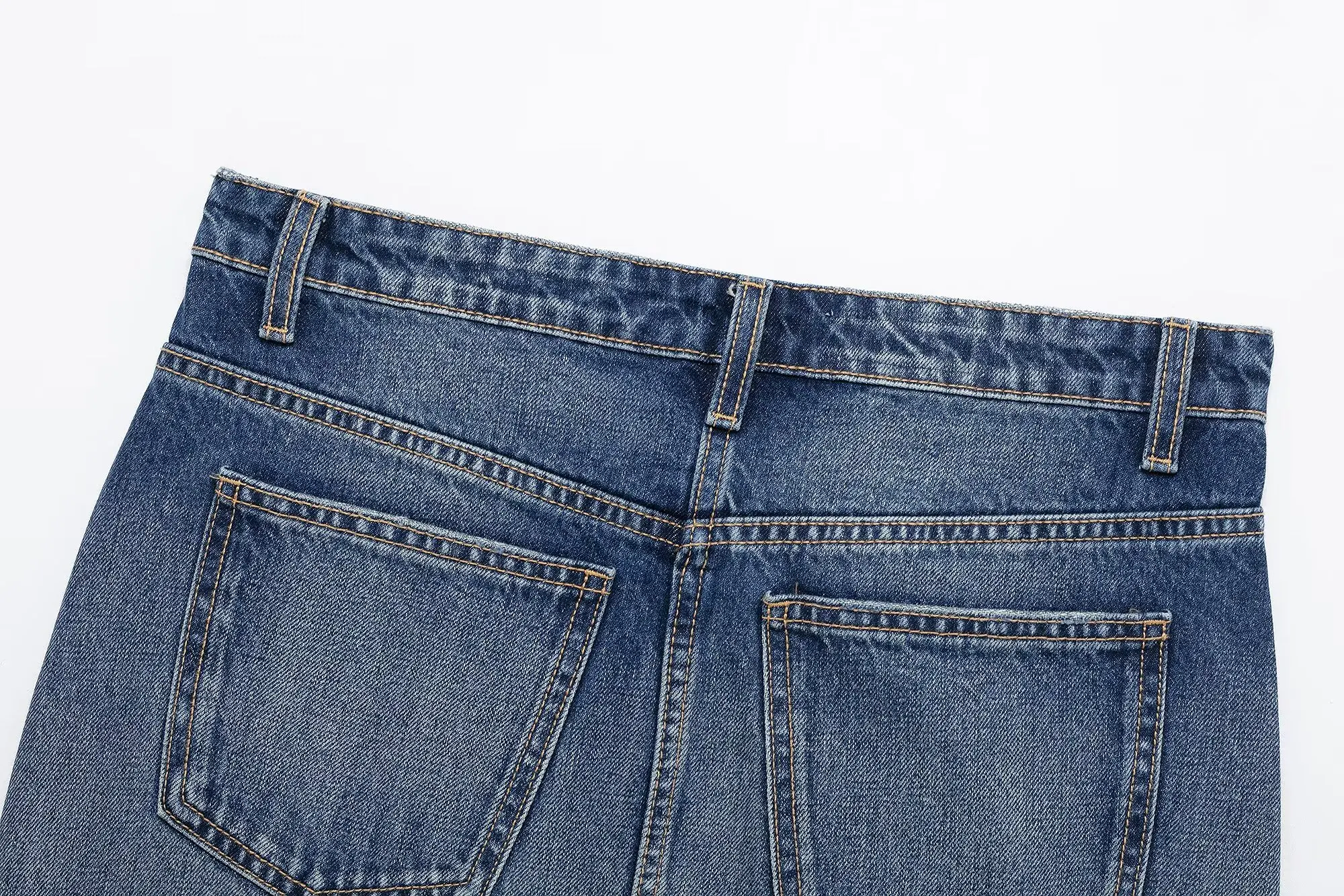   Mini jupes en jean pour femmes en bleu clair, bleu foncé et bleu classique, élégantes et durables pour un look décontracté