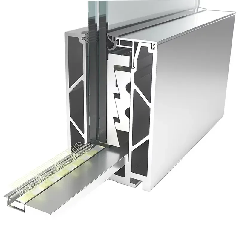 Modern Aluminum Glass Balcony Railing with Integrated LED Light Bar for Outdoor Terrace Safety and Elegant Home Decor Design