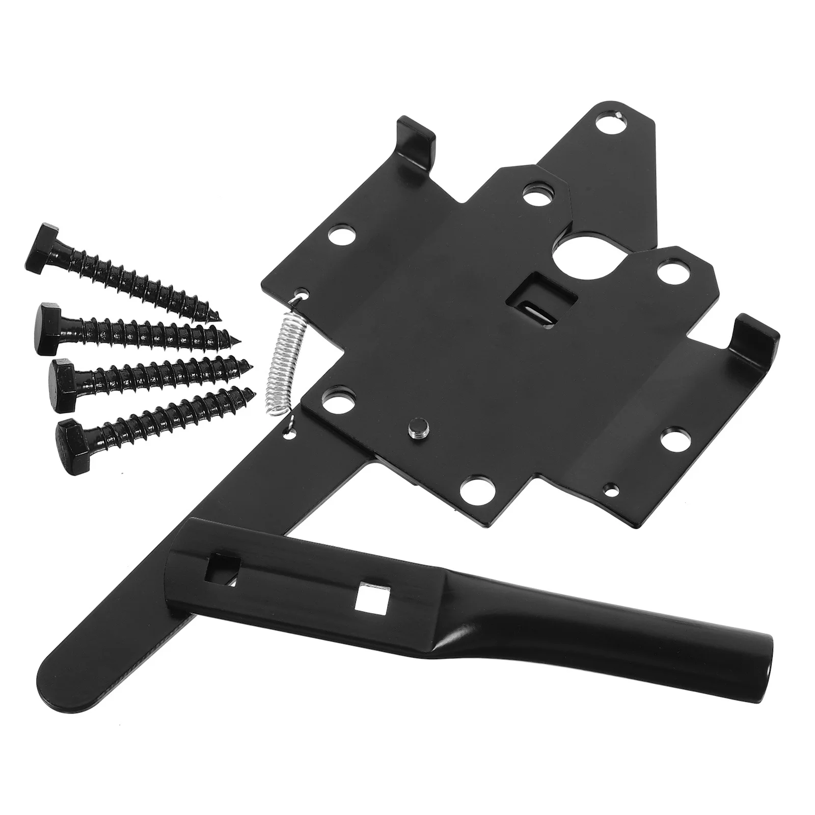 

1Set Rustproof Garden Gate Hinge Set Heavy Duty Mounting Bracket for Outdoor Fence Security Latch Gate Hinges Hidden Door Latch