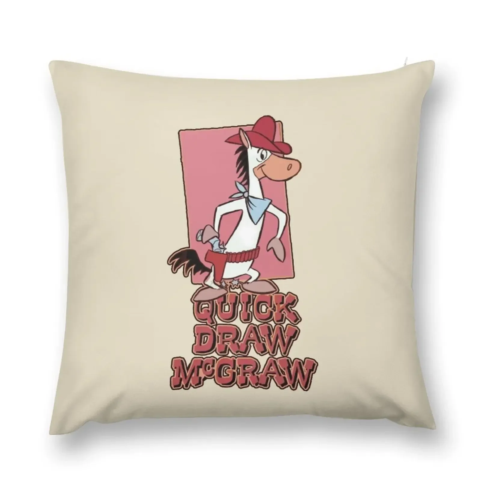 

Quick Draw McGraw Throw Pillow Christmas Cushion For Home Cushion Cover Luxury pillow