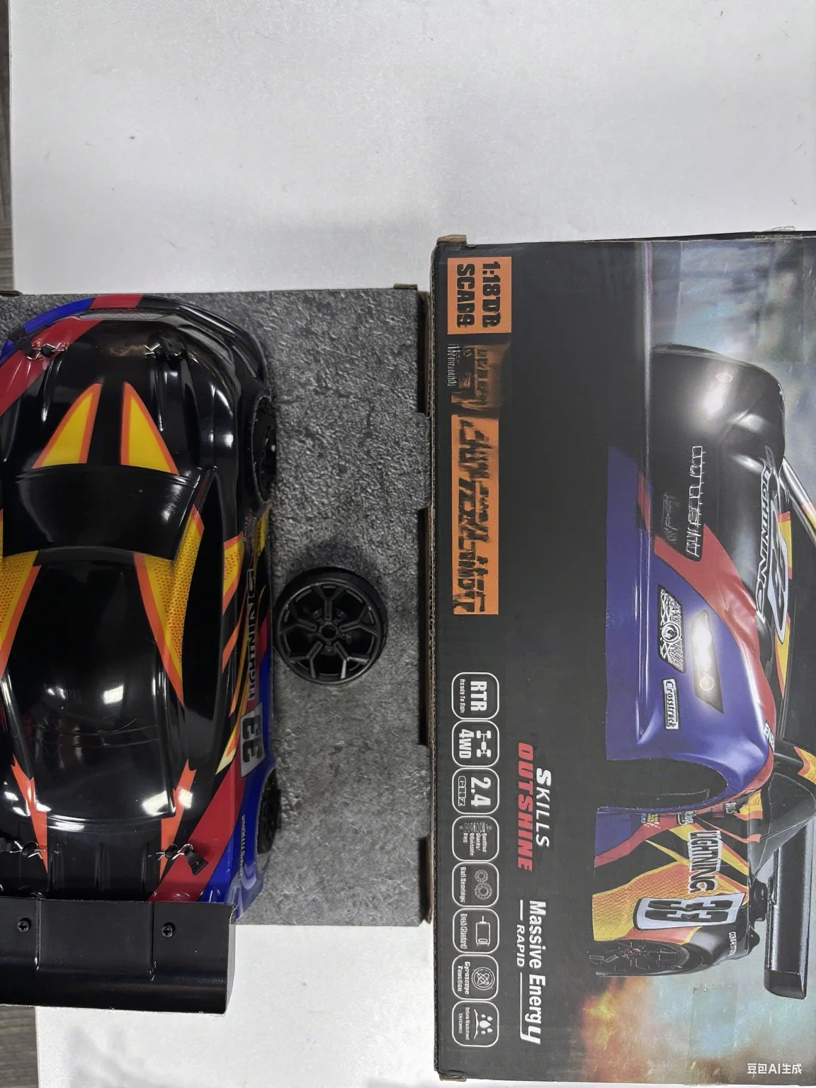 

1:18 Высокопроизводительный RC дрифт-машина с гироскопом 24 ГГц 24 км/ч Новая модель 2193 Подходит для детей и взрослых
