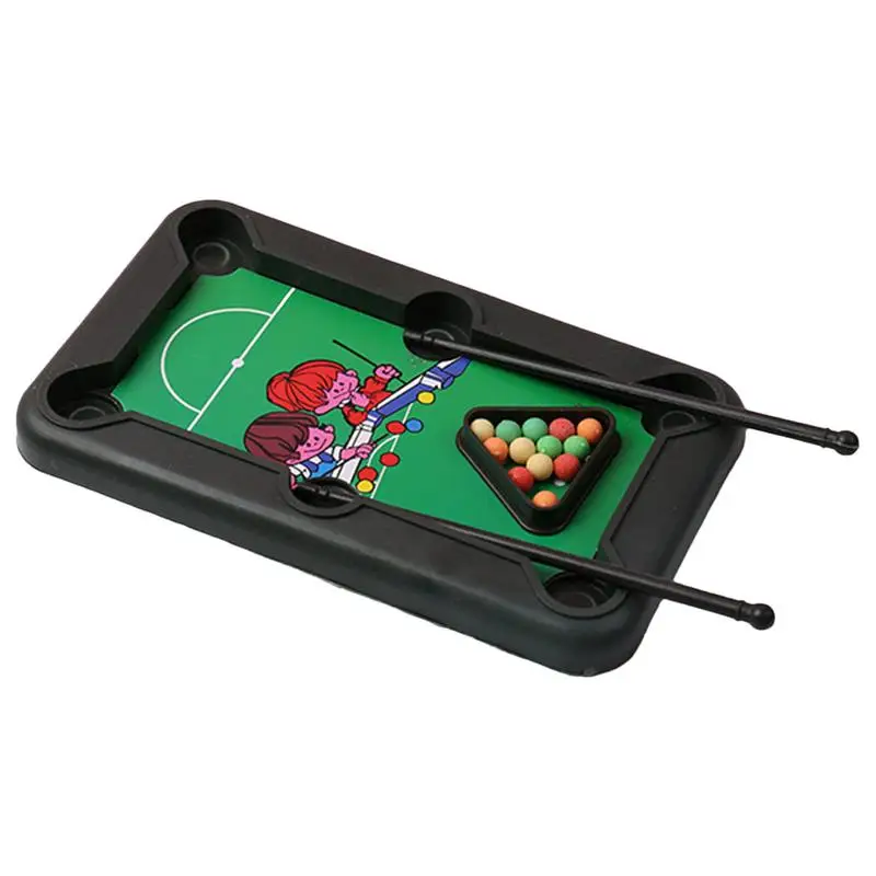 Small Pool Table Game Kids Billiards Table Pool Table Toy Portable Small Tabletop Billiard Table For Family Children Boys Girls