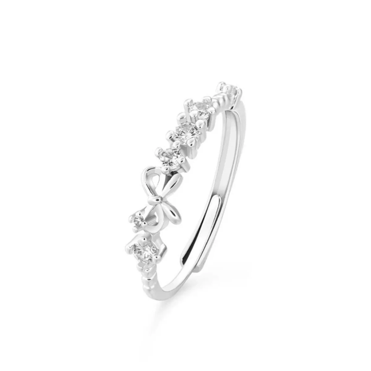 

Adjustable Butterfly Zircon Ring for Women Stainless Steel Cute Comfort Fit Jewelry Ideal for Daily Wear And Best Friend Gift